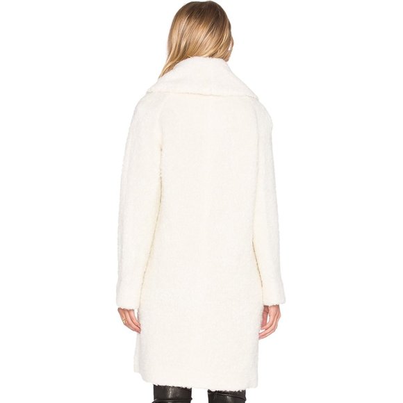 Vince Fuzzy Knit Boucle Coat - Picture 4 of 7